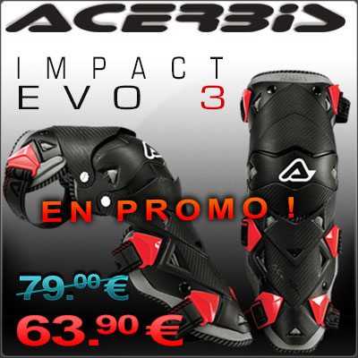 Promo genouillères Acerbis Impacrt Evo 3