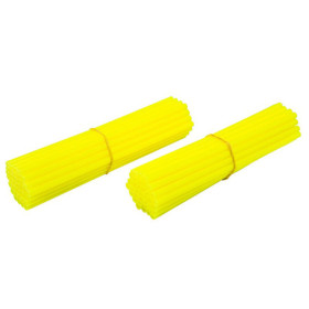 Couvre rayons de moto jaune fluorescent