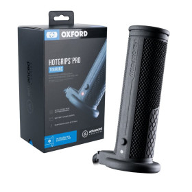 Poignées Chauffantes Oxford Pro Touring – HotGrips Pro, Contrôleur Intégré & Silicone Haute Résistance