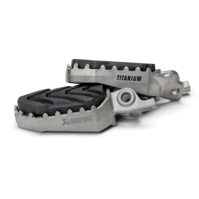 Repose-pieds titane Akrapovic pour HONDA AFRICA TWIN