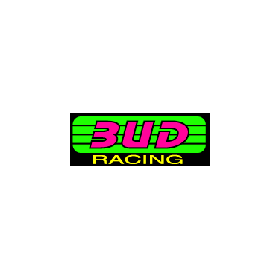 Sticker de camion Bud Racing 100cmx42cm