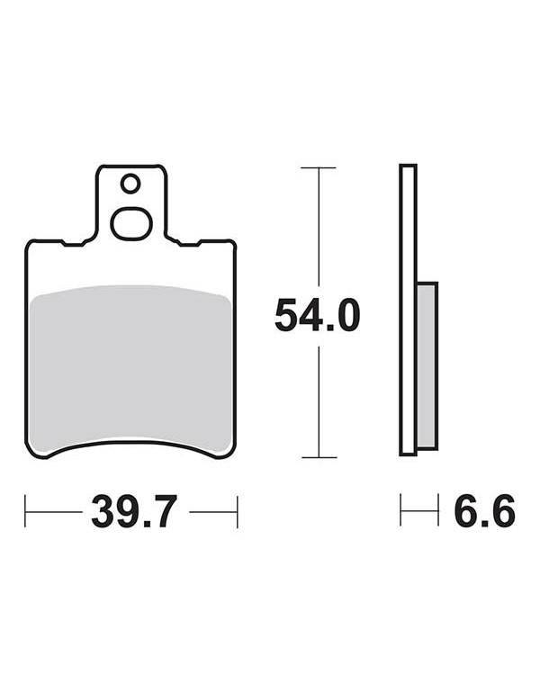 Plaquettes de frein SBS 114HF