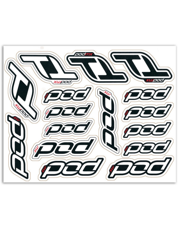 Feuille de stickers Pod MX