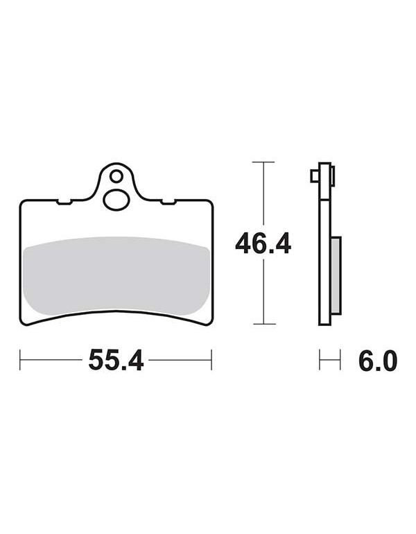 Plaquettes de frein SBS 126HF