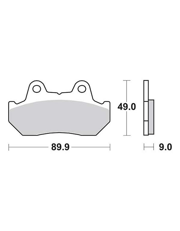 Plaquettes de frein SBS 127HF