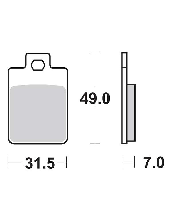 Plaquettes de frein SBS 130HF