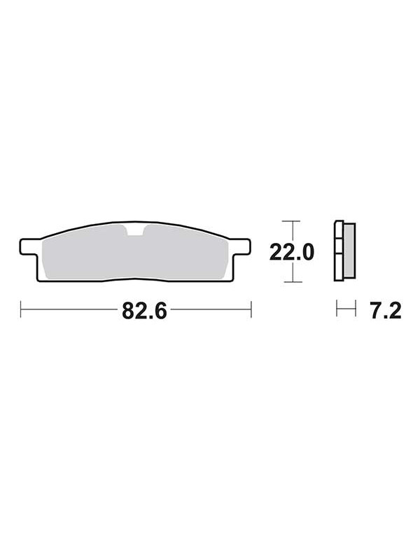 Plaquettes de frein SBS 136HF
