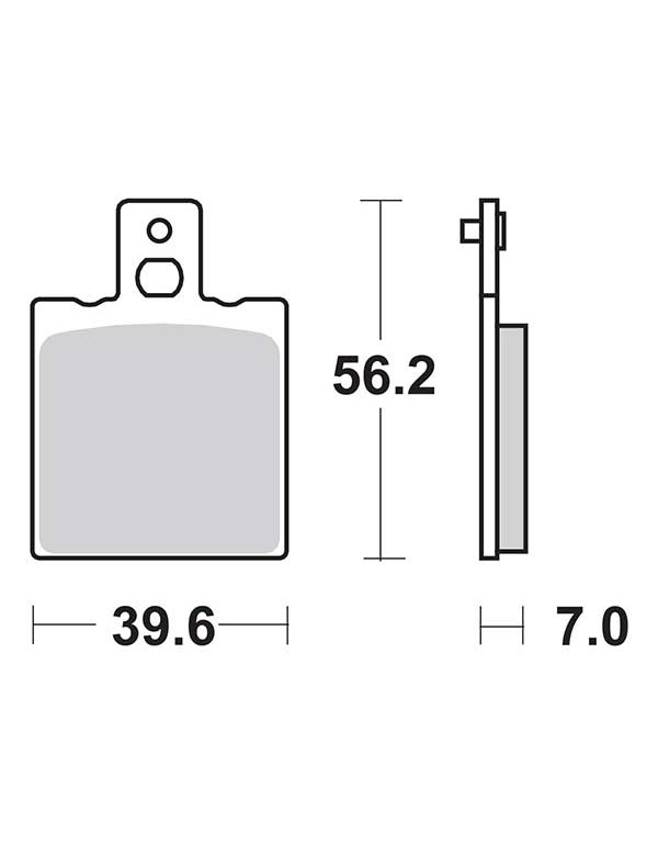 Plaquettes de frein SBS 138HF