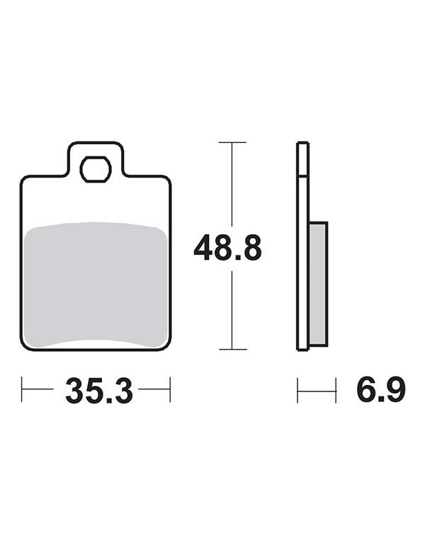 Plaquettes de frein SBS 142CT