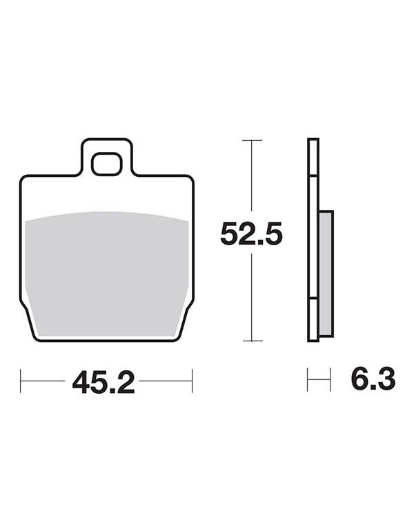 Plaquettes de frein SBS 145HF