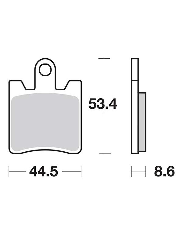 Plaquettes de frein SBS 146MS