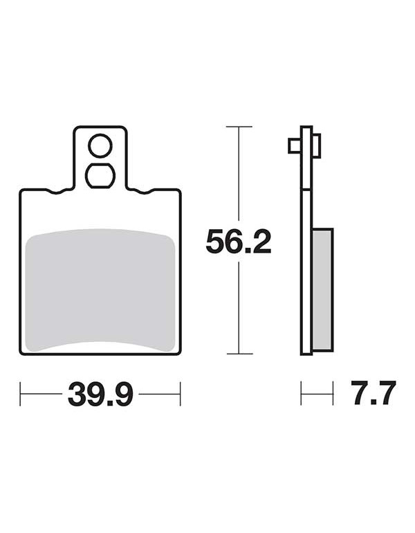 Plaquettes de frein SBS 149CT
