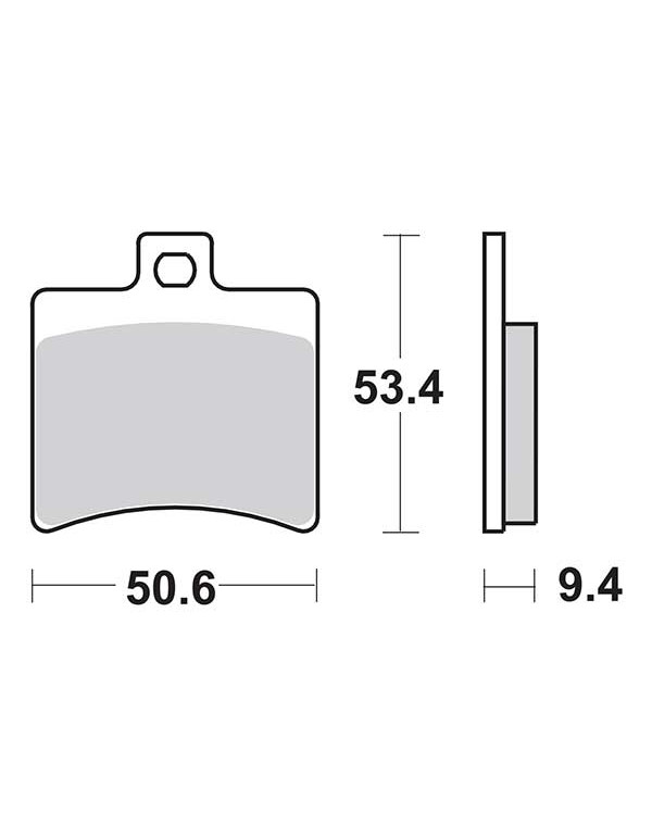 Plaquettes de frein SBS 152MS
