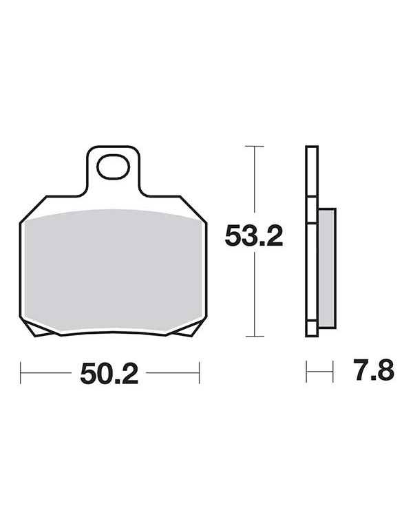 Plaquettes de frein SBS 157CT