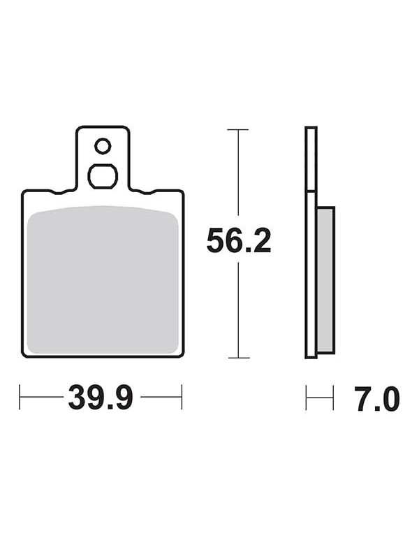 Plaquettes de frein SBS 164CT