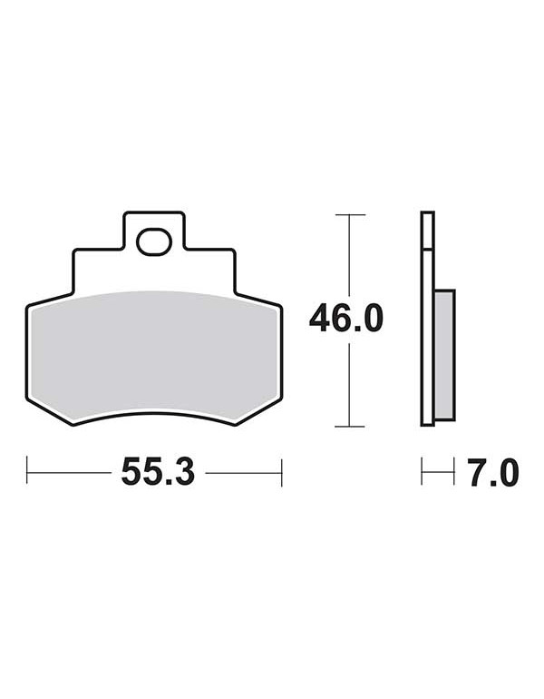 Plaquettes de frein SBS 172CT