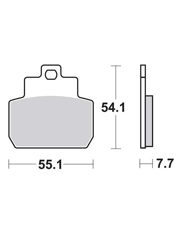 Plaquettes de frein SBS 191CT