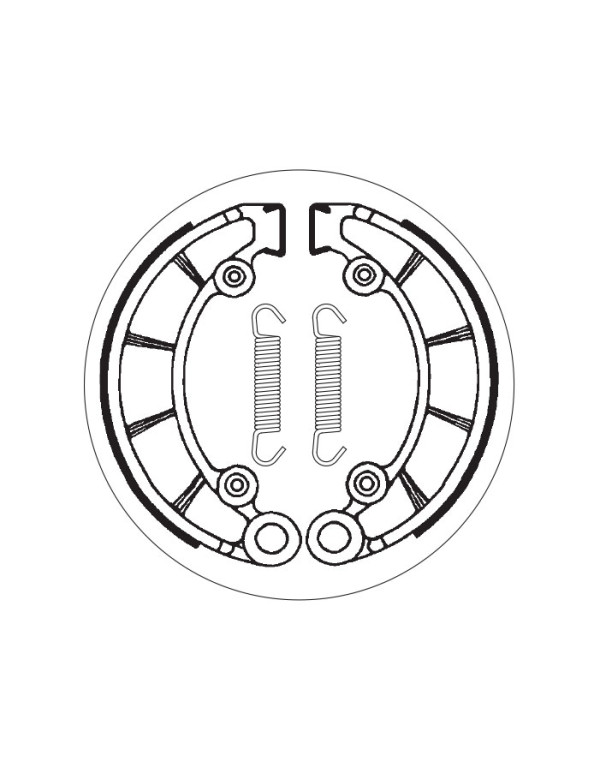 Machoires de frein SBS 2072