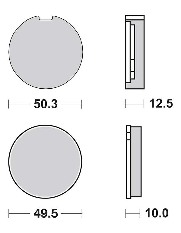 Plaquettes de frein SBS 503HF