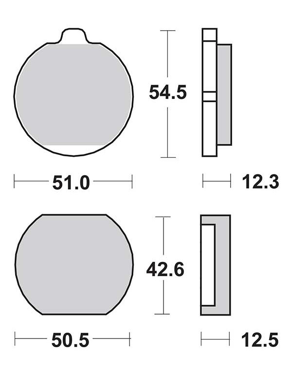 Plaquettes de frein SBS 510HF