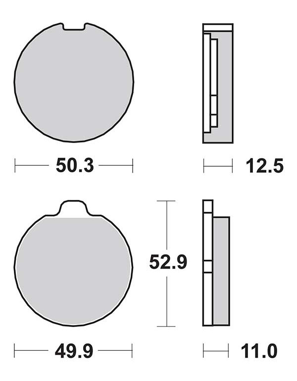 Plaquettes de frein SBS 511HF