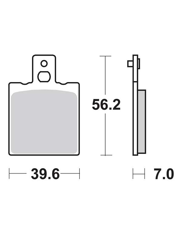 Plaquettes de frein SBS 519HF