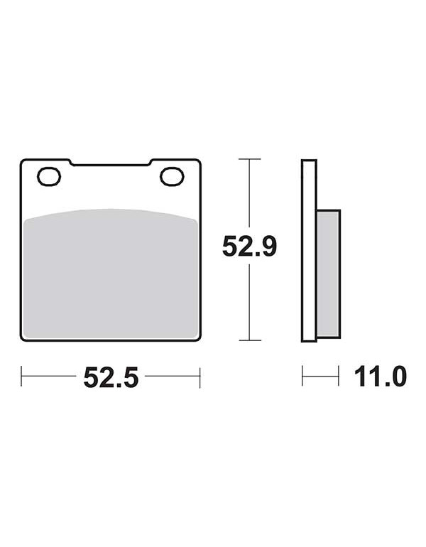 Plaquettes de frein SBS 526HF