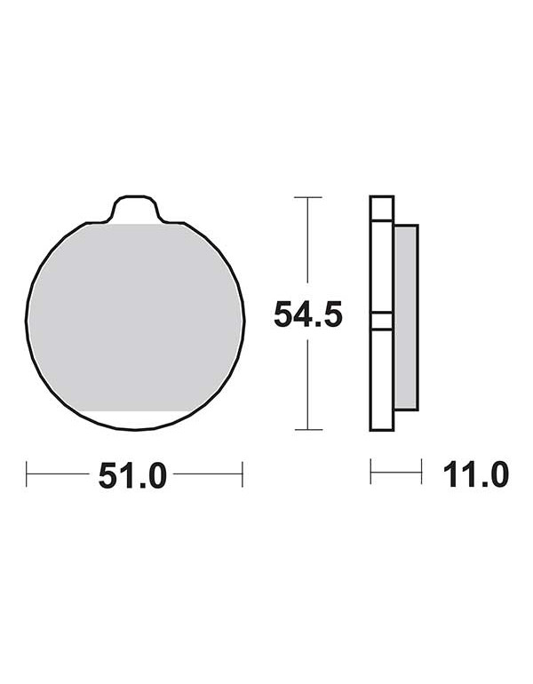 Plaquettes de frein SBS 530HF