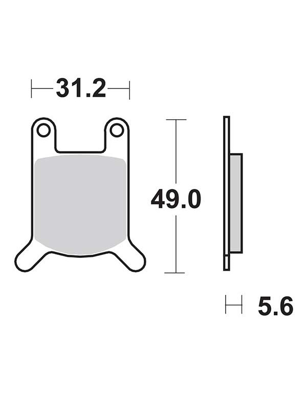 Plaquettes de frein SBS 532HF