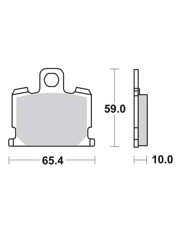 Plaquettes de frein SBS 547HF
