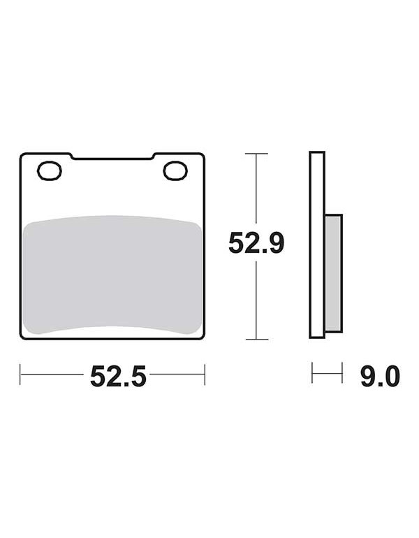 Plaquettes de frein SBS 556HF