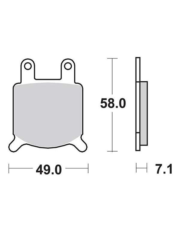 Plaquettes de frein SBS 560HF