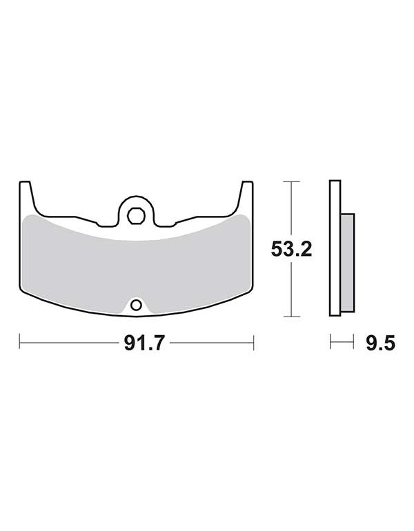 Plaquettes de frein SBS 571HF