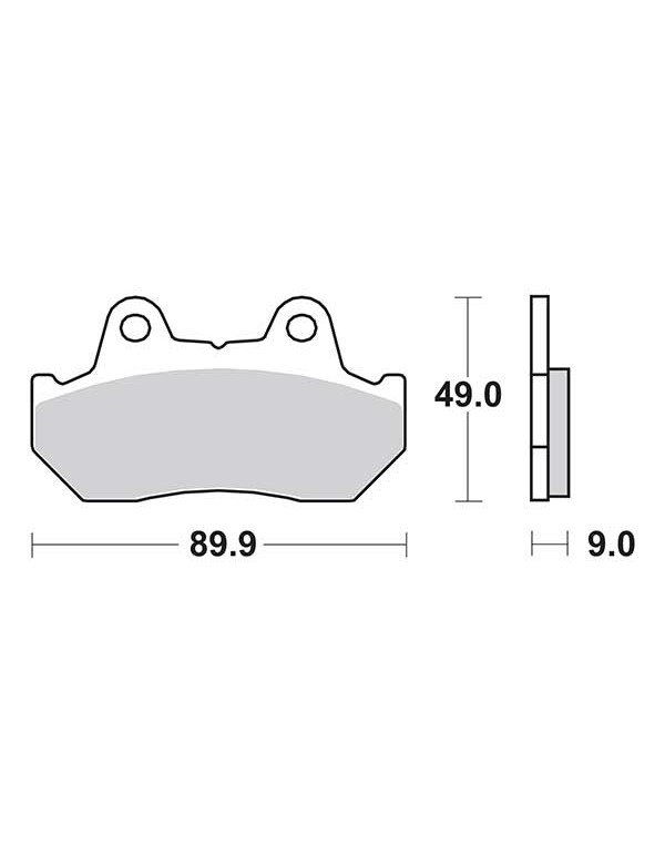 Plaquettes de frein SBS 572HF