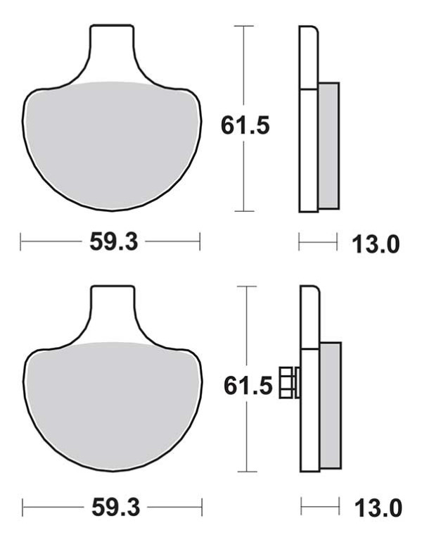 Plaquettes de frein SBS 579HHF