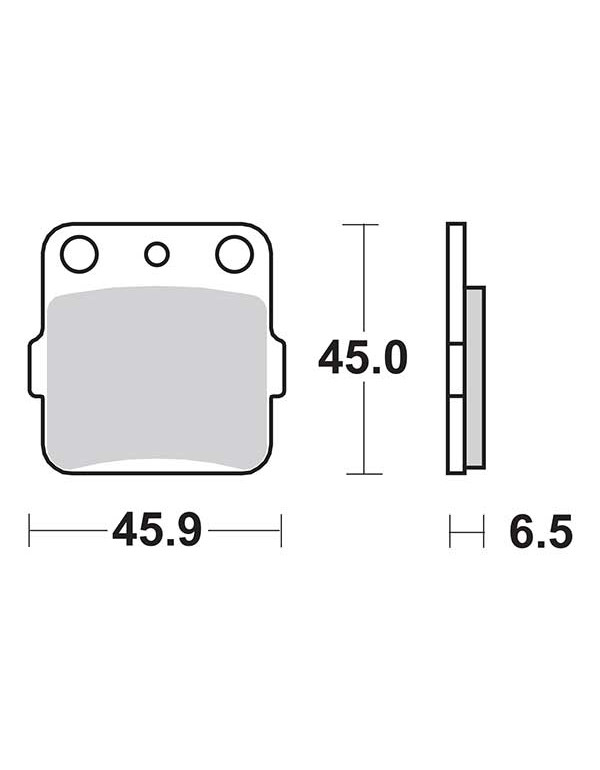 Plaquettes de frein SBS 584SI