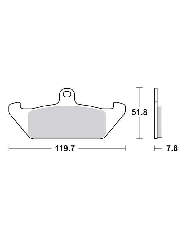 Plaquettes de frein SBS 594HF