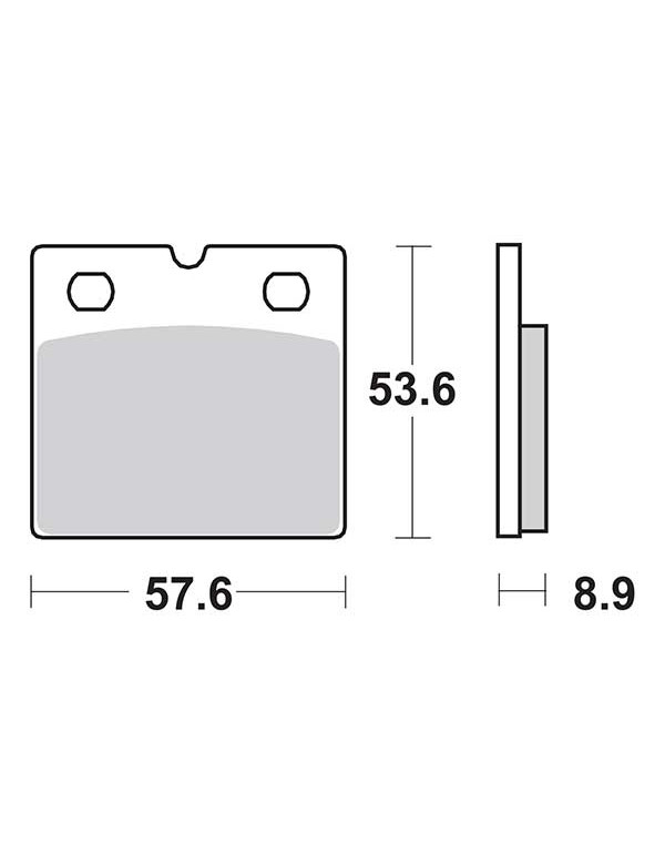 Plaquettes de frein SBS 640HF