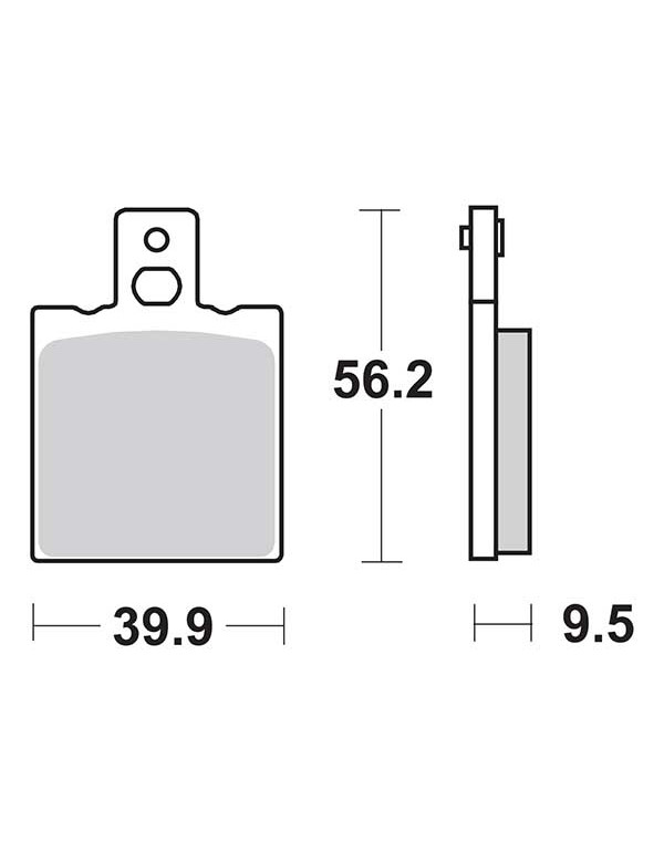 Plaquettes de frein SBS 646HF