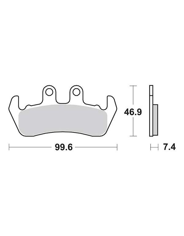 Plaquettes de frein SBS 653HF