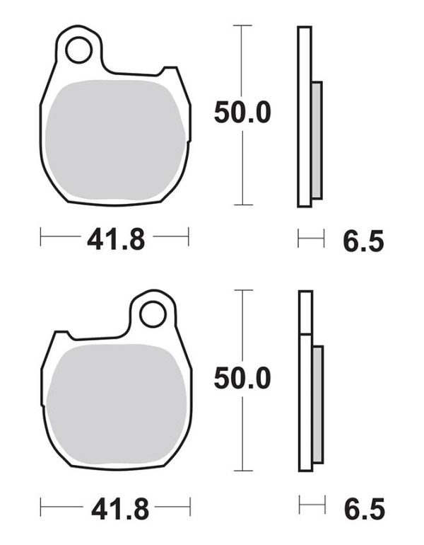 Plaquettes de frein SBS 664HF