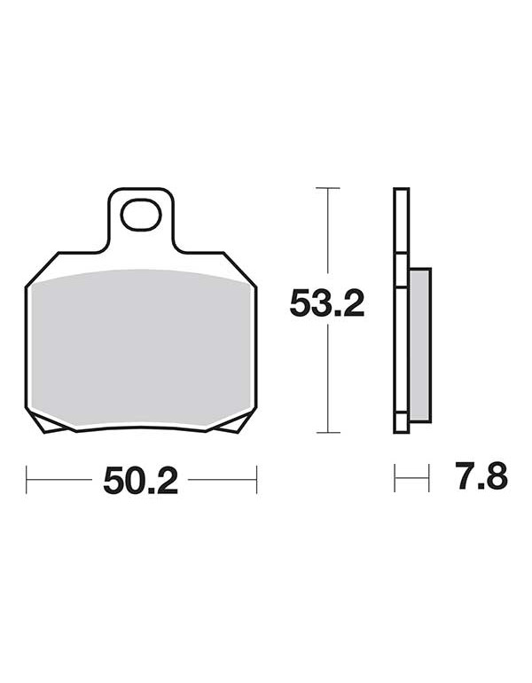 Plaquettes de frein SBS 730LS