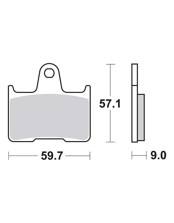Plaquettes de frein SBS 765LS