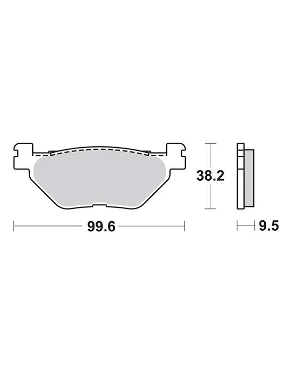 Plaquettes de frein SBS 769LS