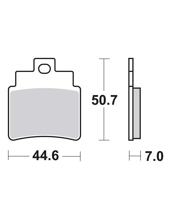 Plaquettes de frein SBS 775SI