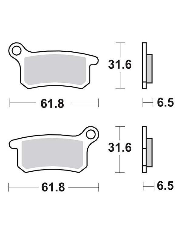 Plaquettes de frein SBS 783RSI