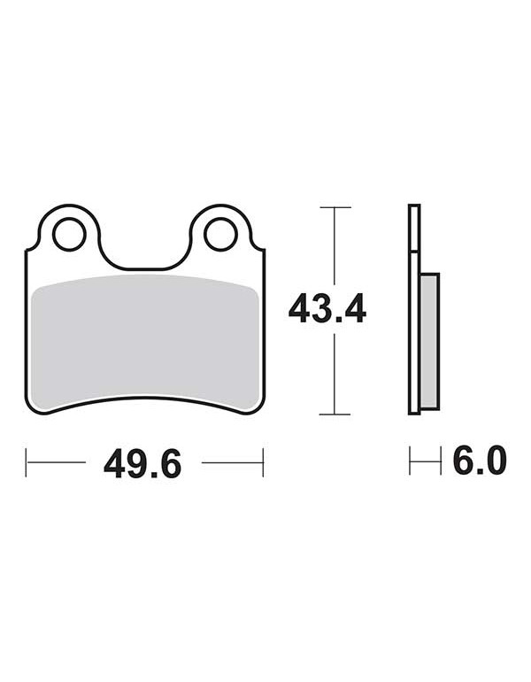 Plaquettes de frein SBS 802HF