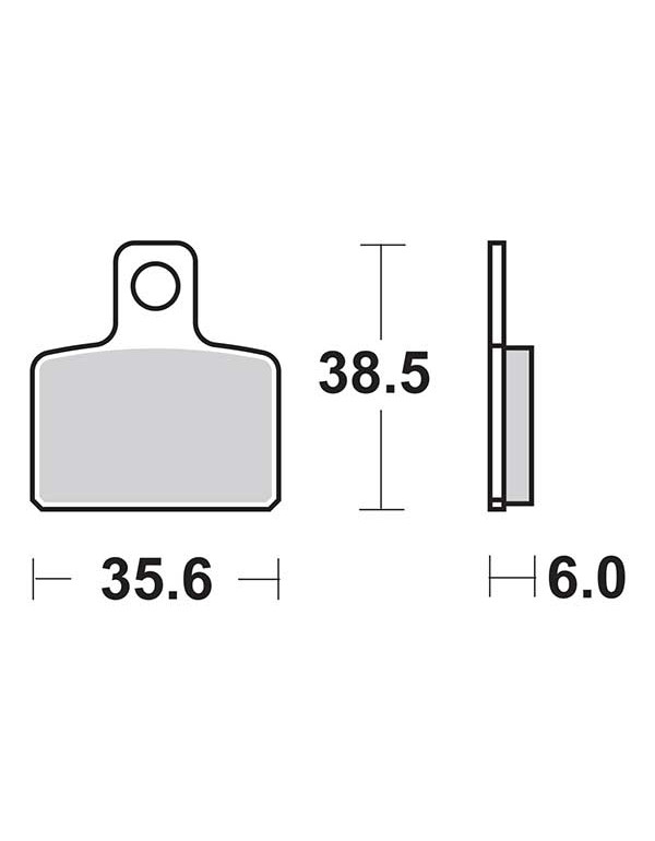 Plaquettes de frein SBS 803HF