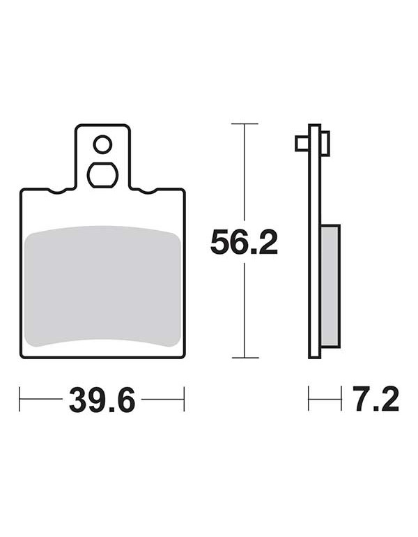 Plaquettes de frein SBS 824HF