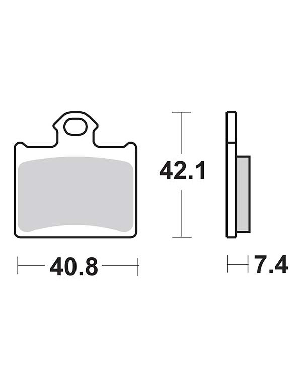 Plaquettes de frein SBS 872RSI